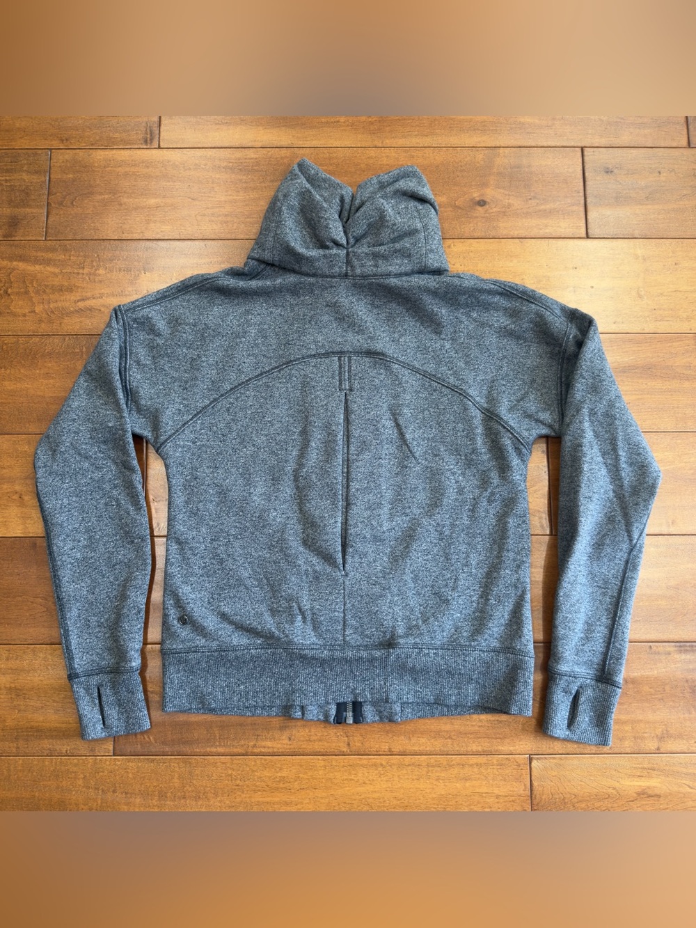 Lululemon Scuba Oversized Funnel Neck Full Zip Jacket Grey Heathered Size S - Picture 8 of 15